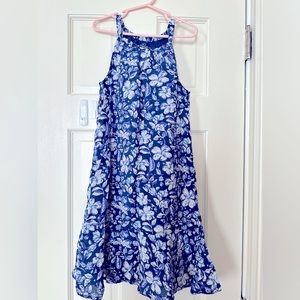 Vineyard Vines Girls paisley blue sundress